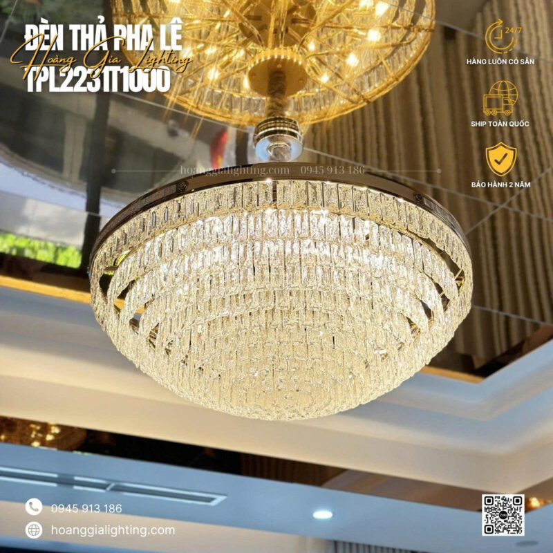 Đèn thả pha lê TPL2231