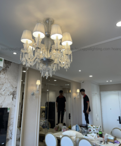 Đèn chùm nến pha lê CN 5156/8