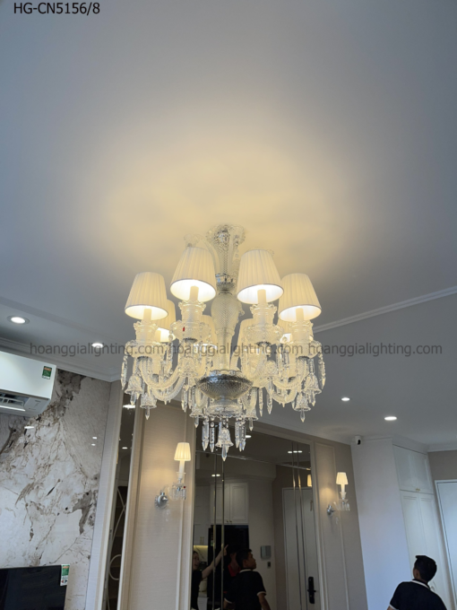 Đèn chùm nến pha lê CN 5156/8
