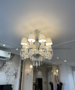 Đèn chùm nến pha lê CN 5156/8