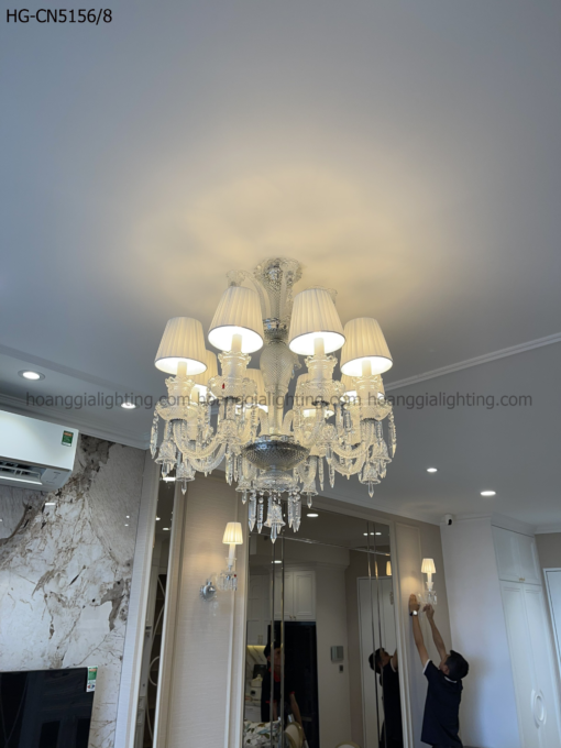 Đèn chùm nến pha lê CN 5156/8