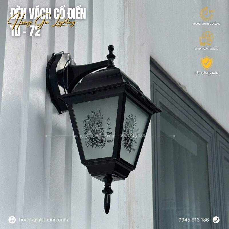 Đèn vách ngoài trời TD-72