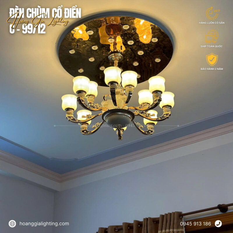 Đèn chùm cổ điển C-99/12