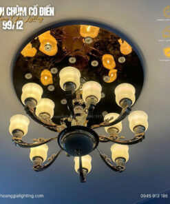 Đèn chùm chao đá C-99/12