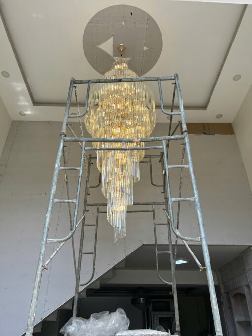 Đèn chùm pha lê thông tầng TPL9662