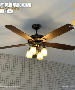 đèn trang trí nội thất của mọi nhà Quạt trần KAIYOKUKAN YOKO-020