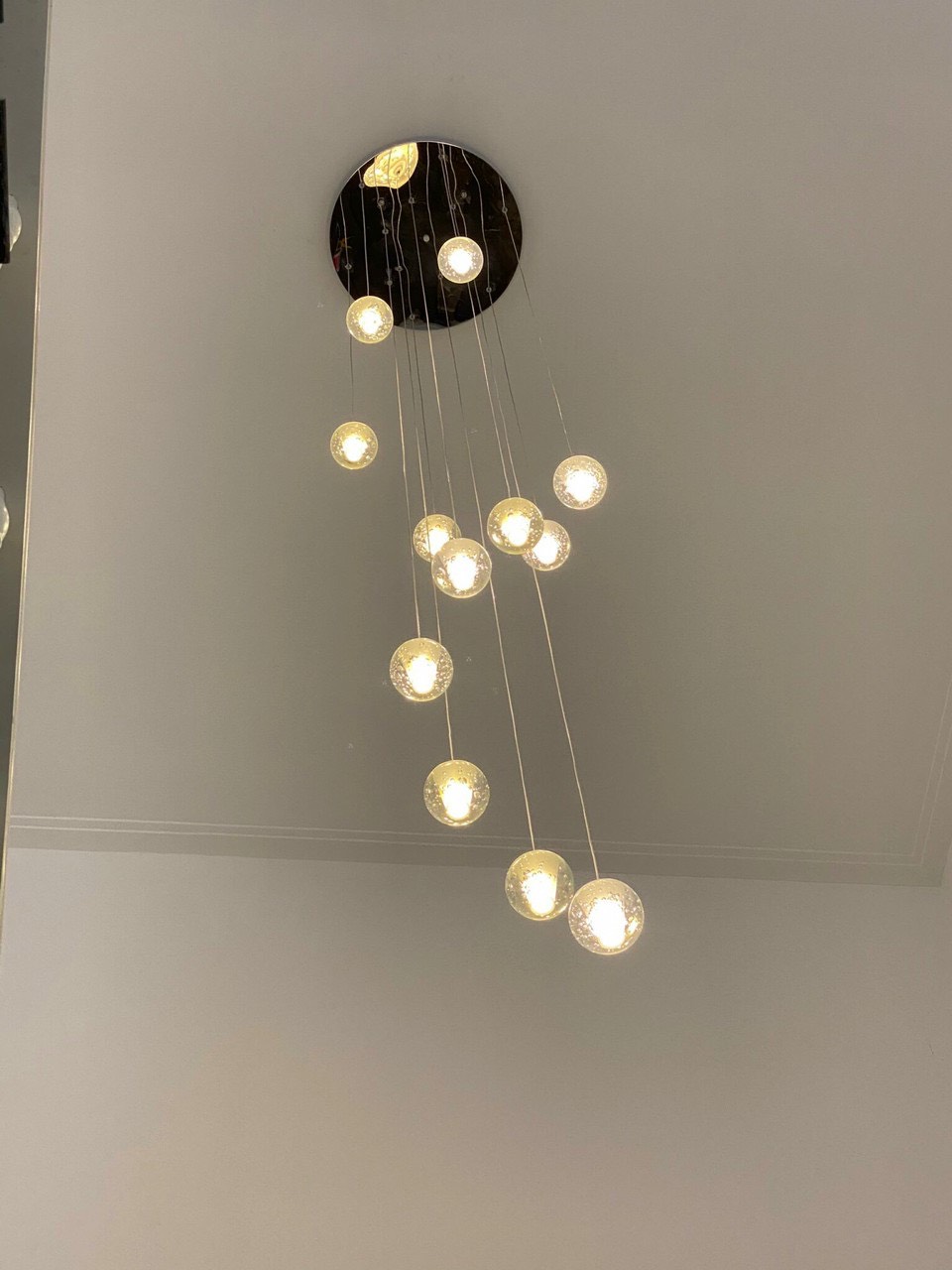 Đèn thả thông tầng THD02T12 Đèn thả thông tầng THD02T12