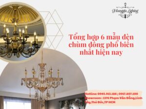 Tổng hợp 6 mẫu đèn chùm đồng phổ biến nhất hiện nay.