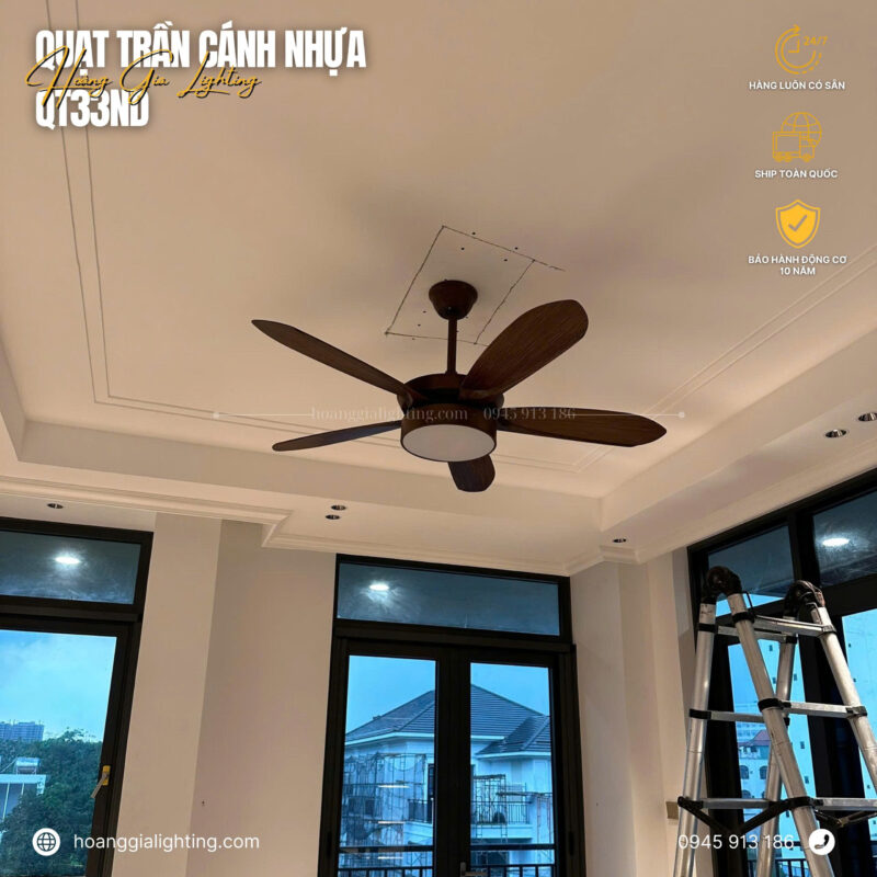 Quạt trần cánh nhựa QT33ND