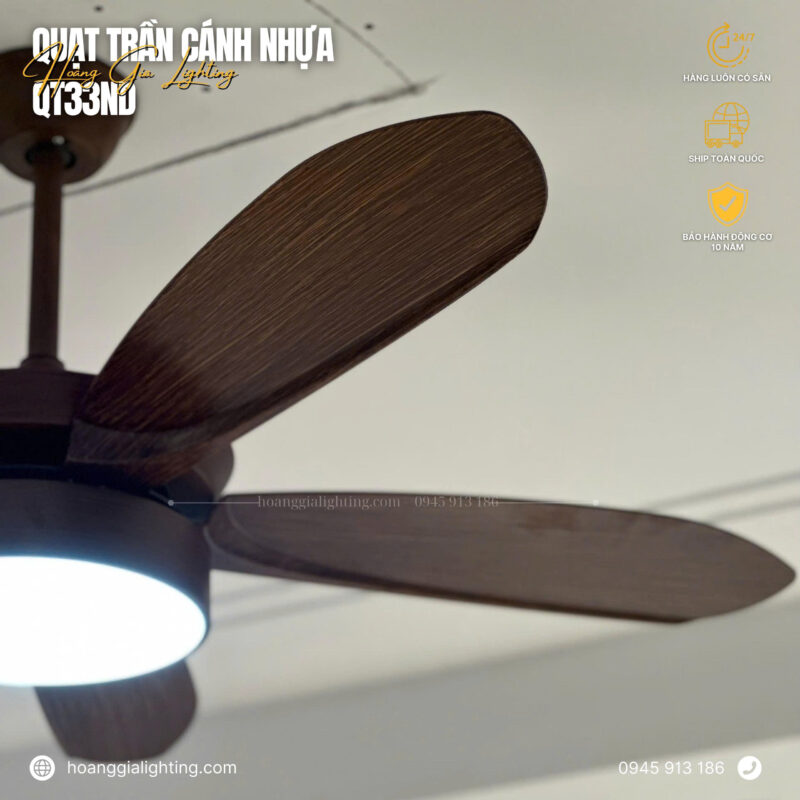 Quạt trần cánh nhựa QT33ND