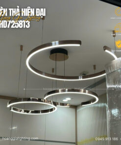 Đèn thả 3 vòng hồng THD7258T3