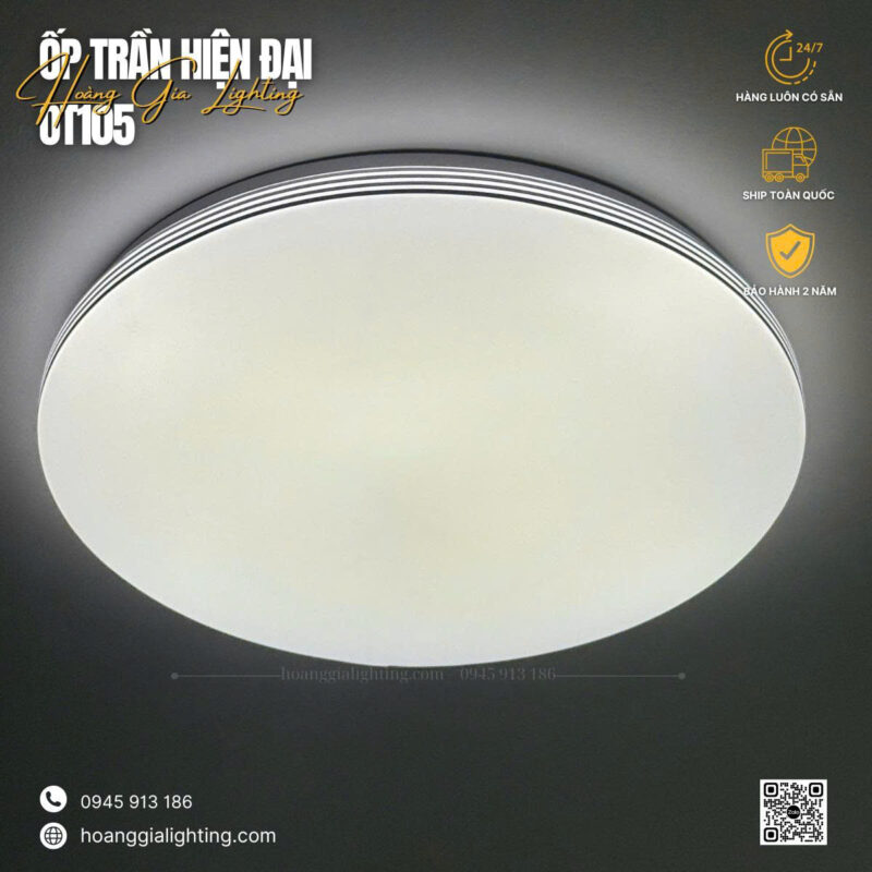 Đèn ốp trần mica OT105