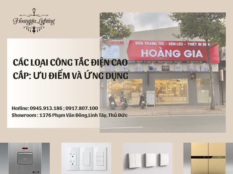 Các Loại Công Tắc Điện Cao Cấp: Ưu Điểm và Ứng Dụng