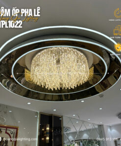đèn trang trí nội thất của mọi nhà Đèn mâm pha lê OTPL1022T800