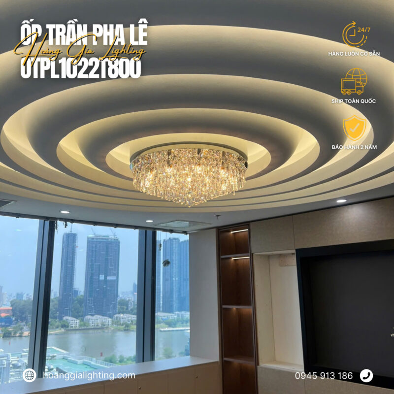Đèn mâm pha lê OTPL1022T800