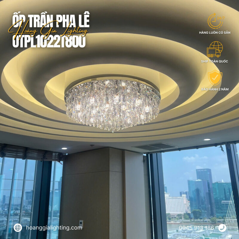 Đèn mâm pha lê OTPL1022T800