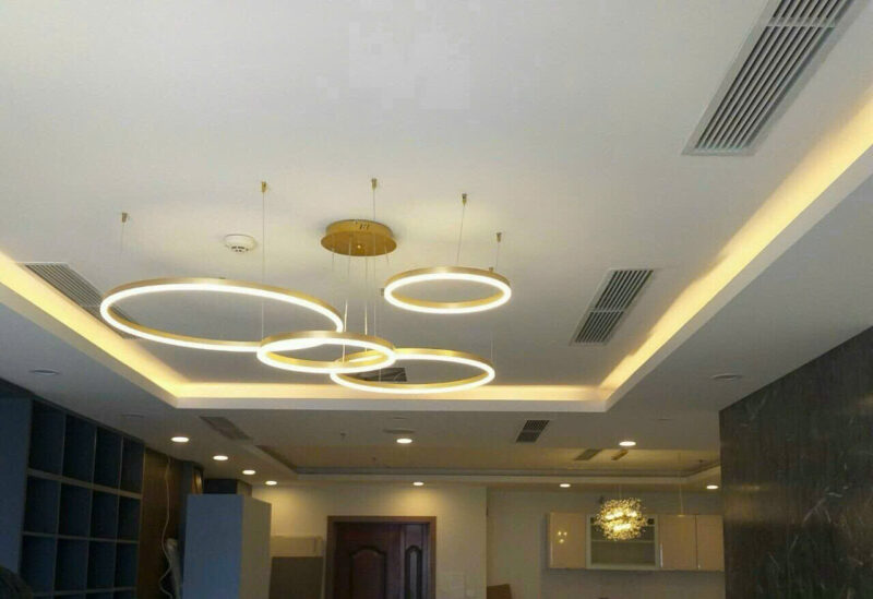 Đèn thả hiện đại THD7046 Vàng