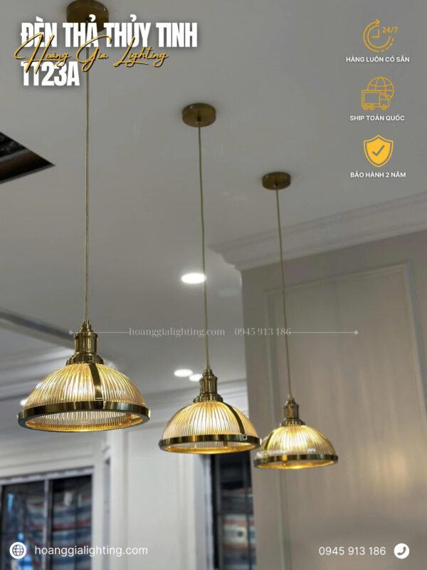Đèn thả thủy tinh TT23A
