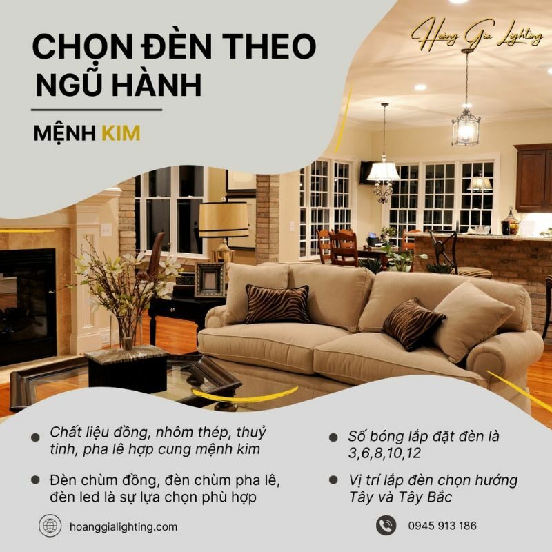 Cách Chọn Đèn Trang Trí Theo Ngũ Hành