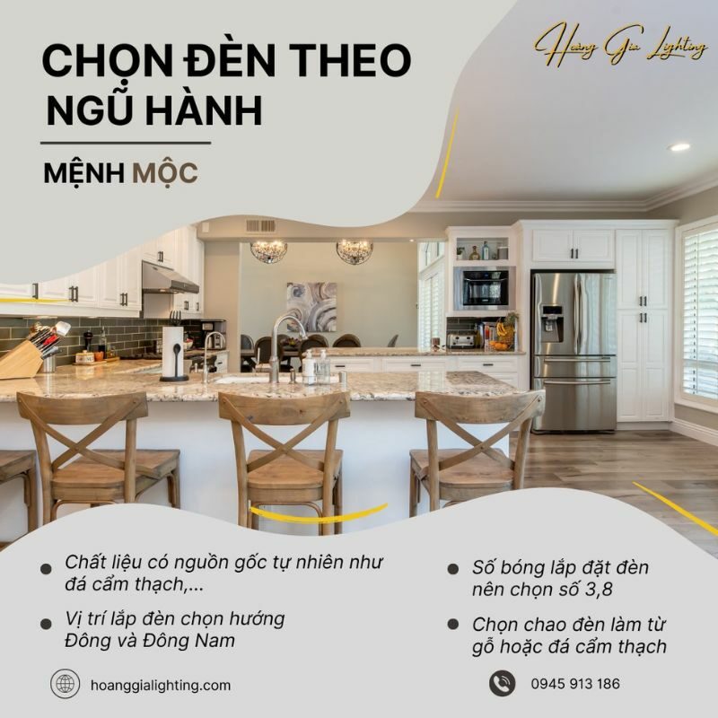 Chọn Đèn Trang Trí Cho Người Mệnh Mộc