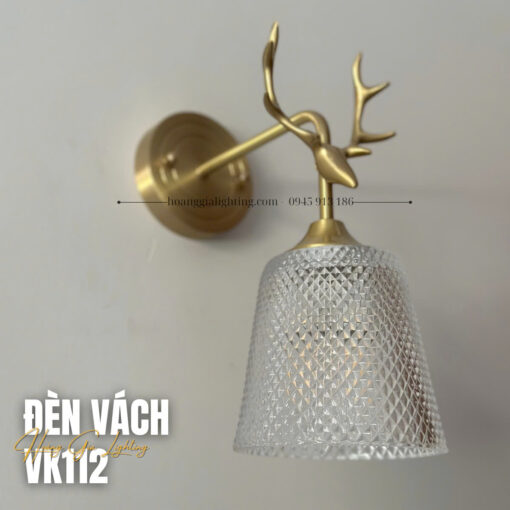 Đèn vách hiện đại hình con nai VK112