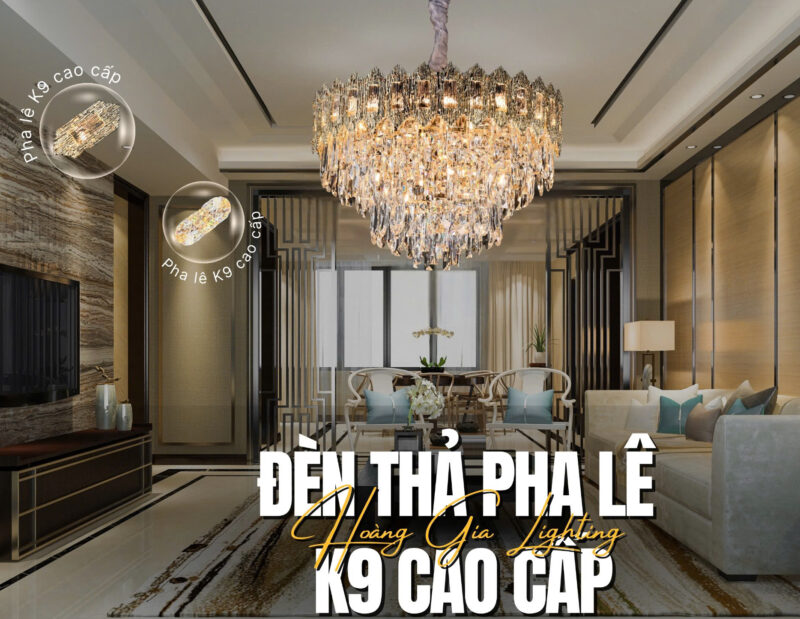 Đèn thả pha lê TH-8600