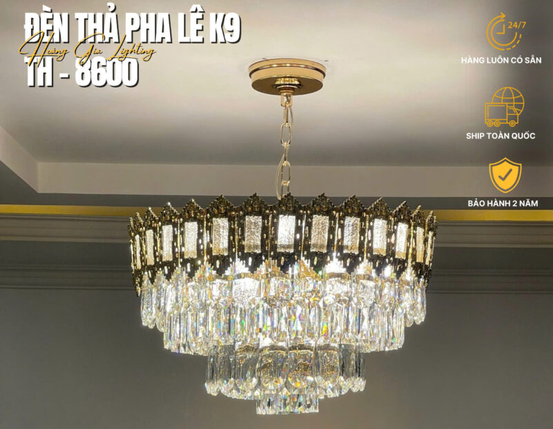 Đèn thả pha lê TH-8600