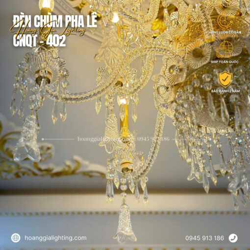 Đèn chùm pha lê nến CNQT-402