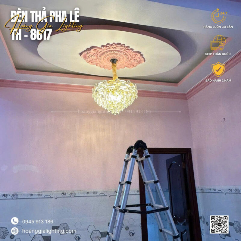 Đèn thả pha lê TH-8617
