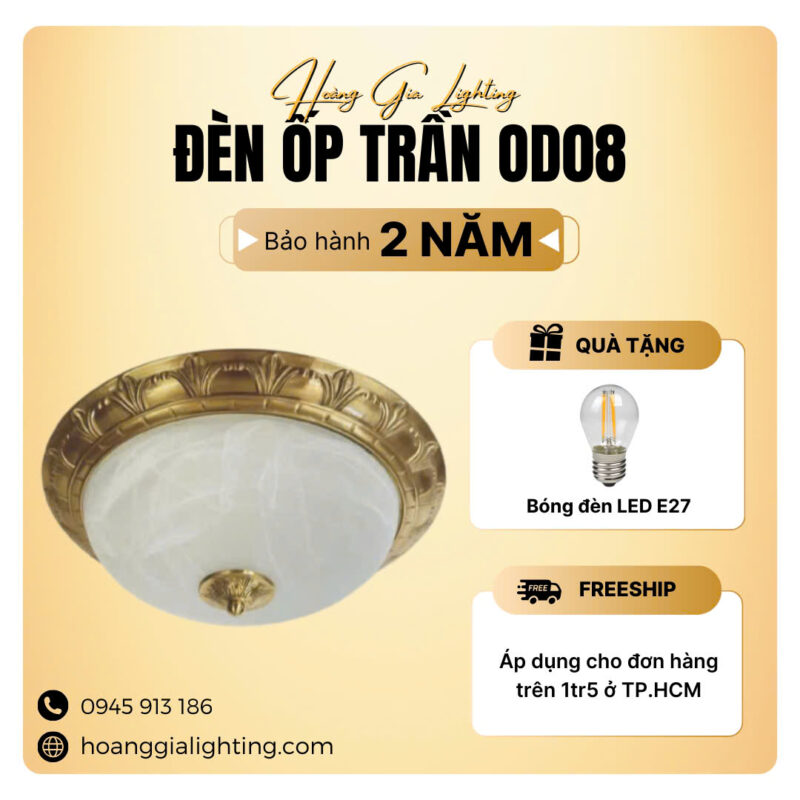 Đèn Ốp Trần Cổ Điển OD08