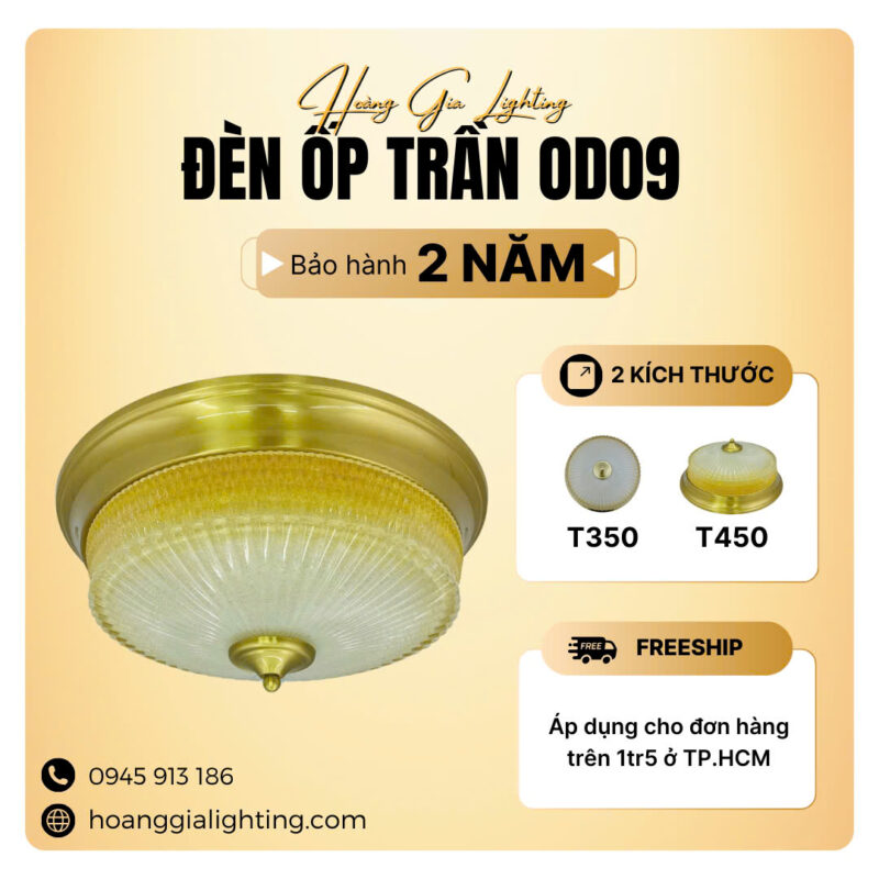 Đèn Ốp Trần Cổ Điển OD09