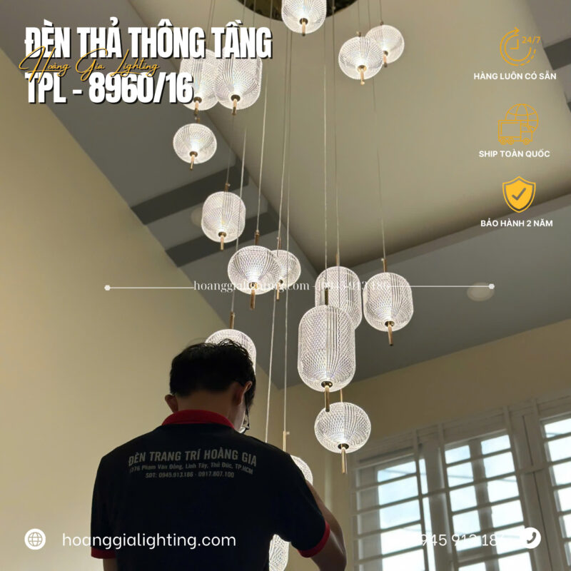 Đèn thả thông tầng TPL-8960/16