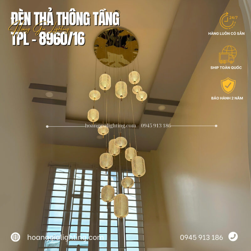 Đèn thả thông tầng TPL-8960/16