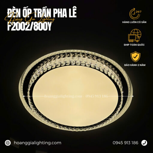 Đèn mâm pha lê CODE: OTPL8817/800