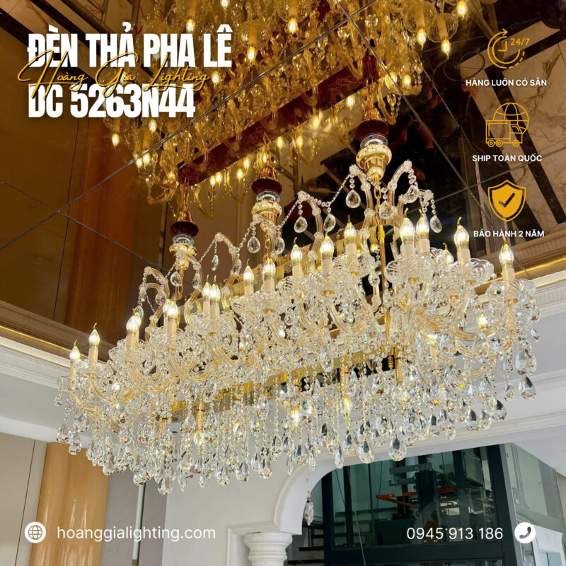 Đèn thả pha lê DC5263N44