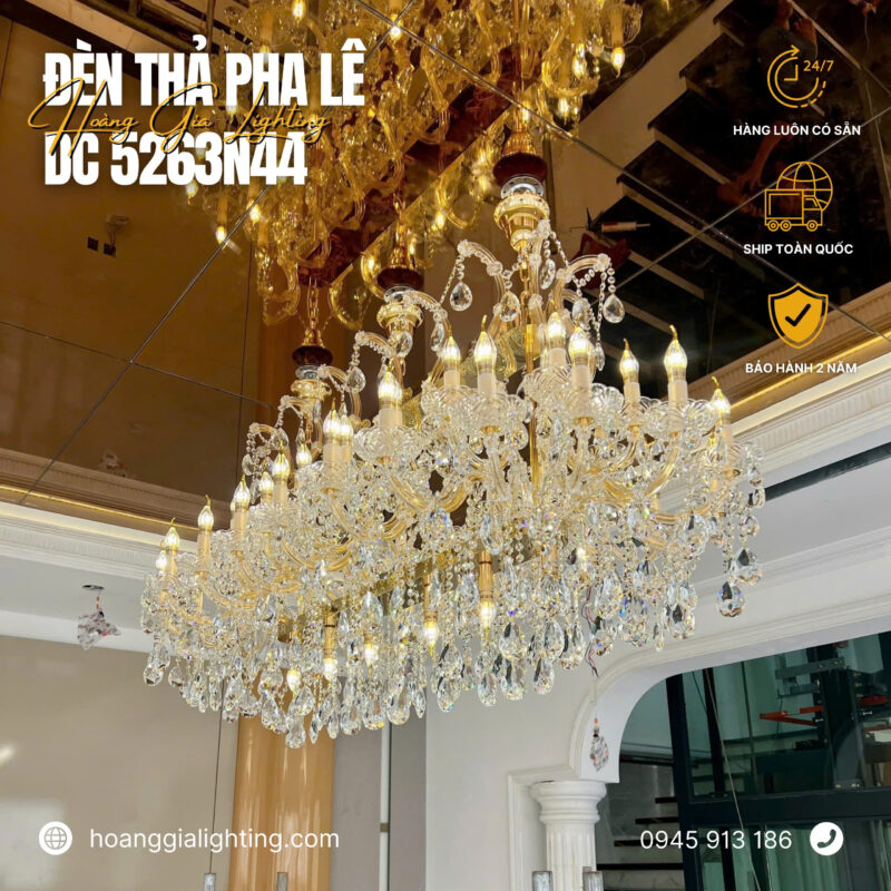 Đèn thả pha lê DC5263N44