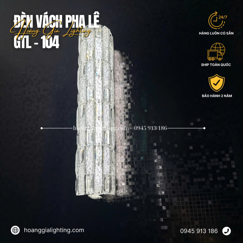 Đèn vách pha lê GTL-104
