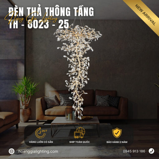 Đèn thả thông tầng TH-8023-25