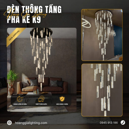 Đèn thả thông tầng TH-8901