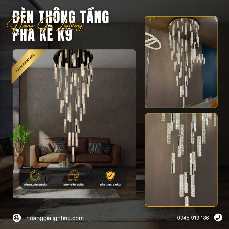 Đèn thả thông tầng TH-8901