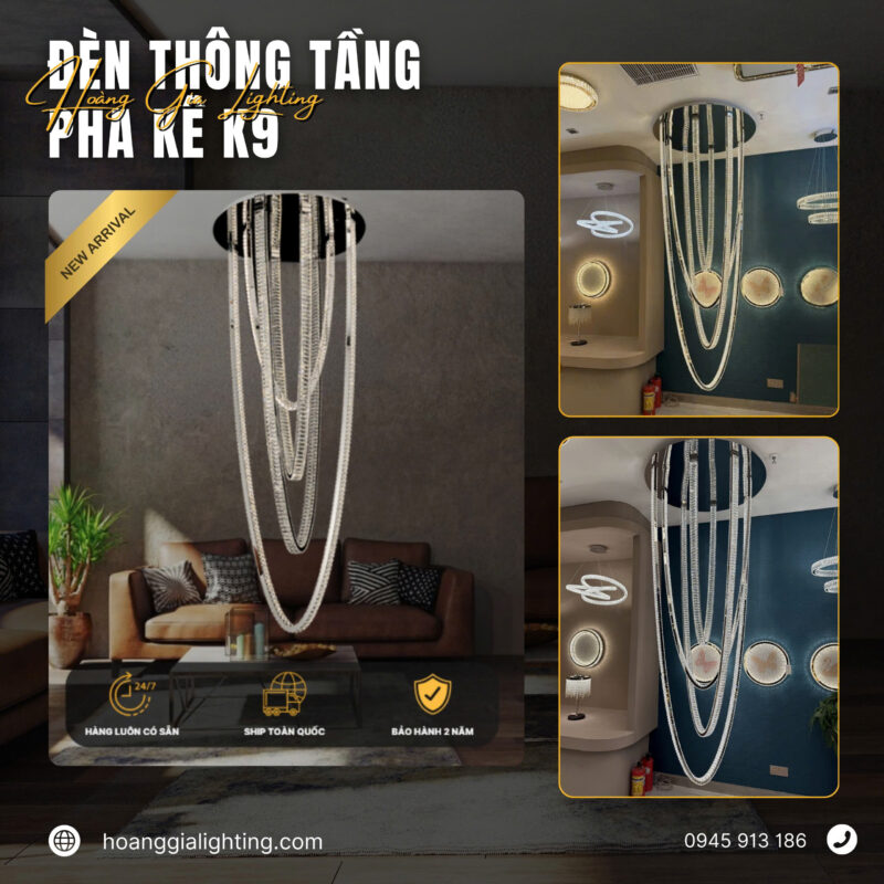 Đèn thả thông tầng TH-8900