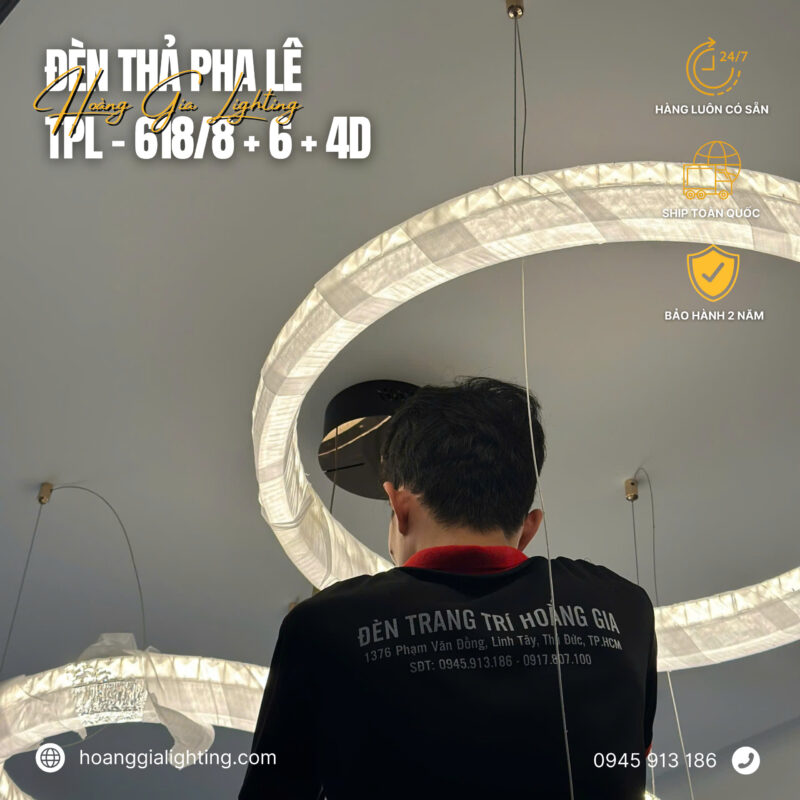 Đèn thả pha lê TPL-618