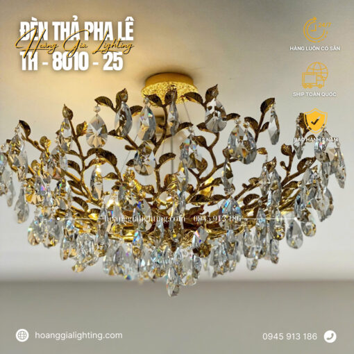 Đèn thả pha lê TH-8010-25