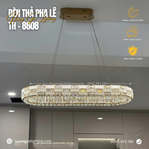 Đèn thả pha lê TH-8808