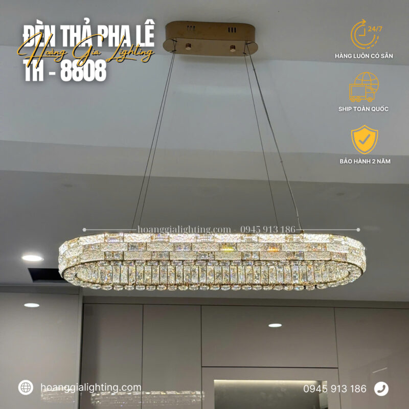 Đèn thả pha lê TH-8808