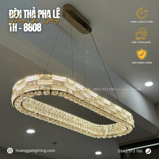 Đèn thả pha lê TH-8808