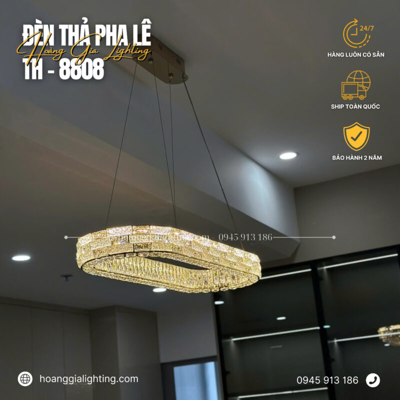 Đèn thả pha lê TH-8808