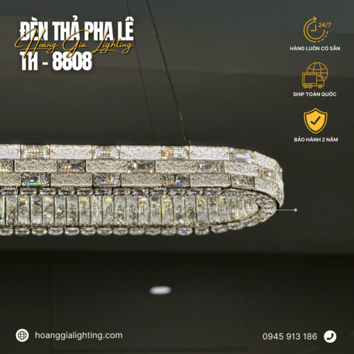 Đèn thả pha lê TH-8808