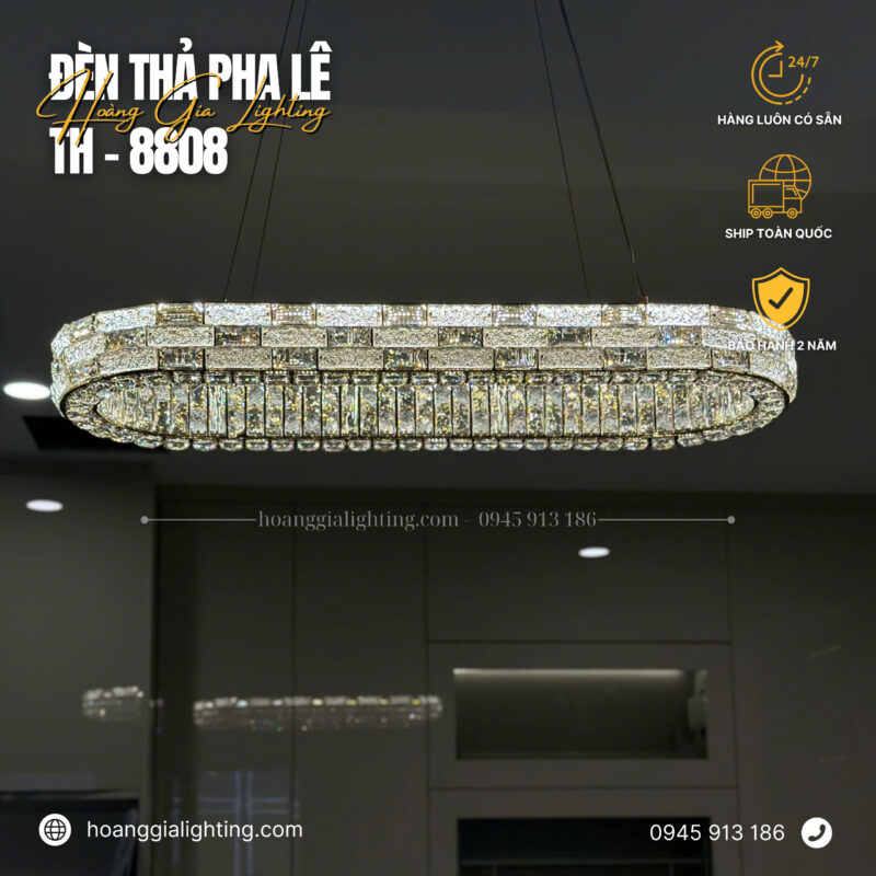 Đèn thả pha lê TH-8808