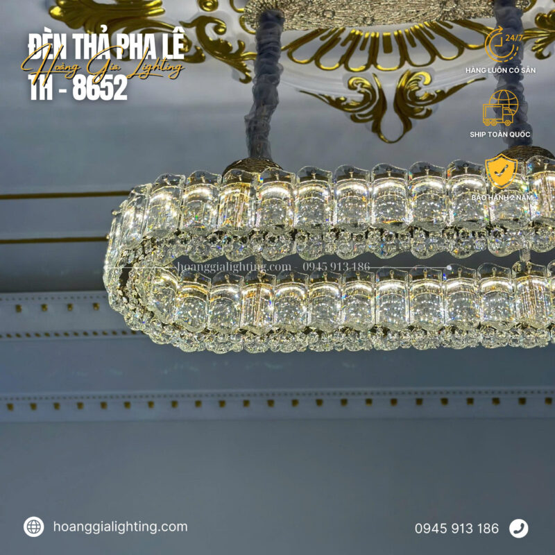 Đèn thả pha lê TH-8652